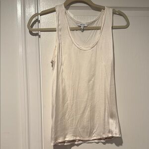 NWOT Reiss Cream Sleeveless Silk Tank Top